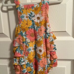 Angel Dear Floral Kids Bodysuit - Pink, Yellow, Blue